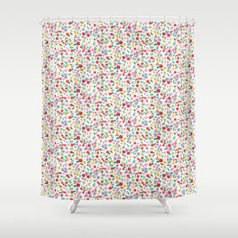Small Floral Shower Curtain
