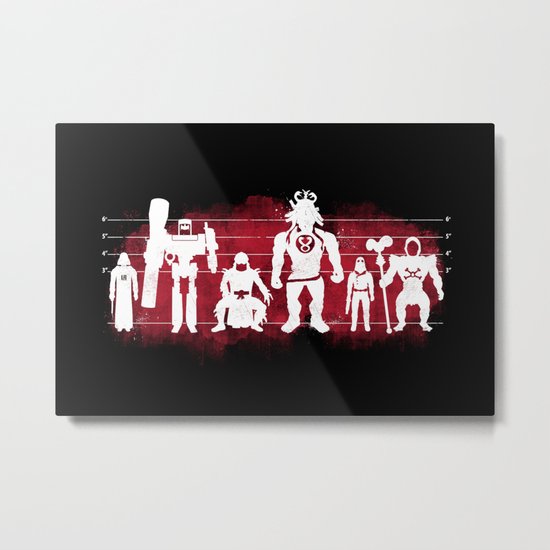 Plastic Villains Metal Print