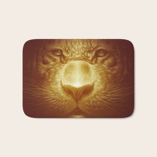 Gold Tiger Bath Mat