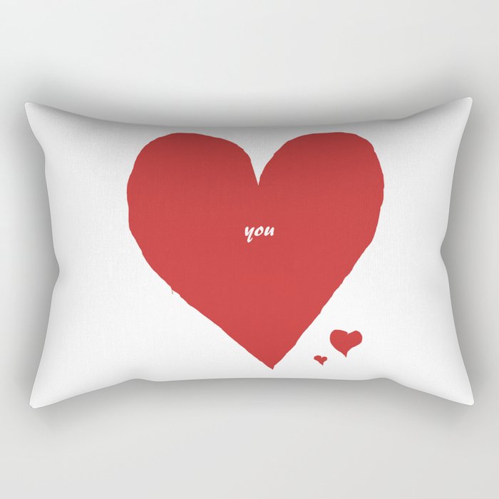 Love You Rectangular Pillow