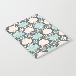 Blue and Pink Lotus Notebook