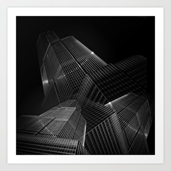 the black building theory - part one Art Print