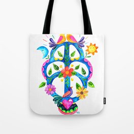 Mexican tree of life Tote Bag