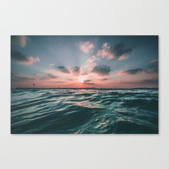 Ocean Sunset Canvas Print