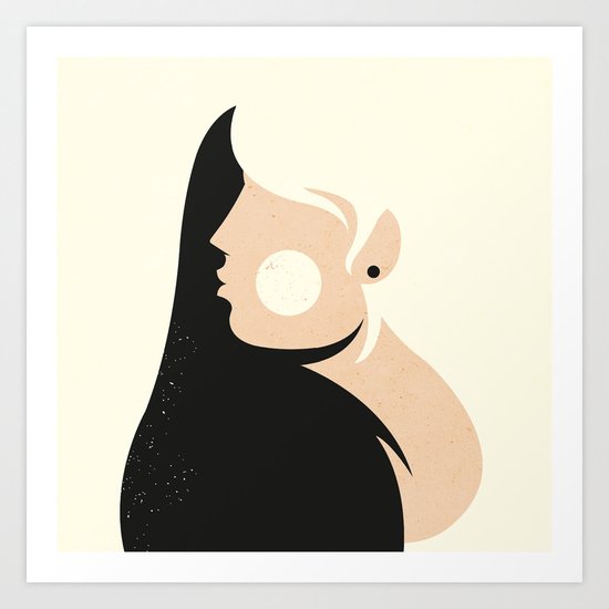 Woman ... Art Print