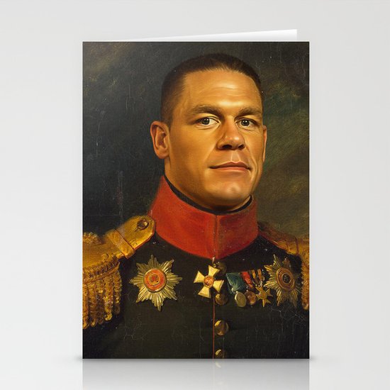 John Cena - replaceface Stationery Cards