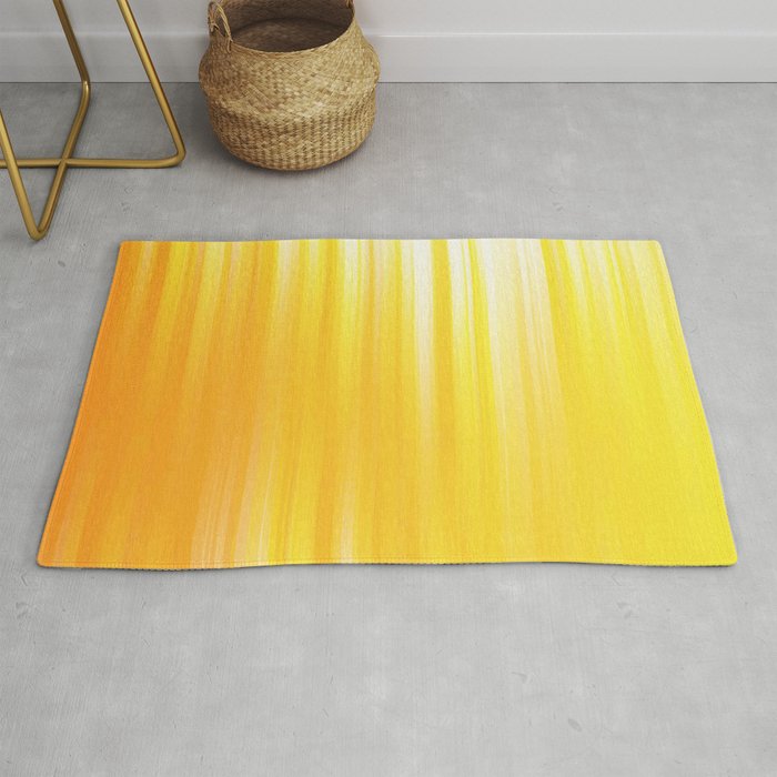 Light Yellow and Gold Background. Rug