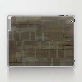 Abstract splashed old brick block Laptop Skin