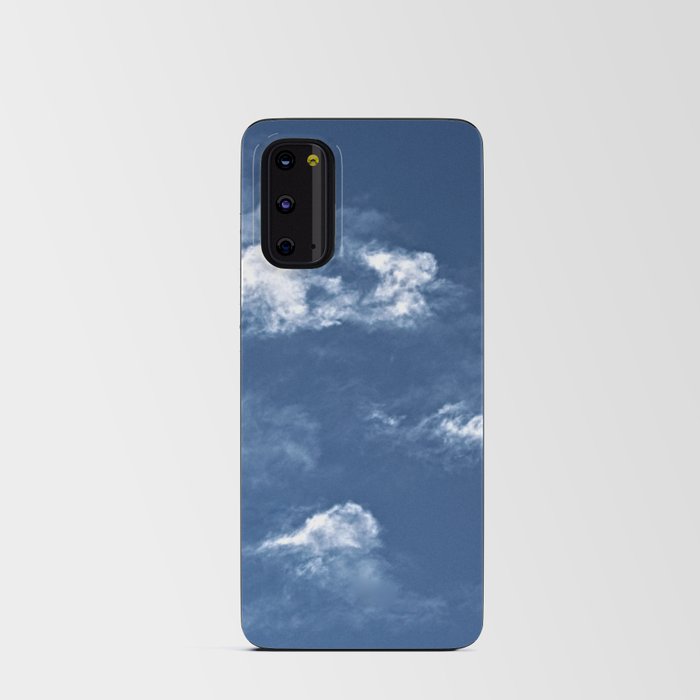 Soft White Clouds Skyskape Cloudscape Android Card Case