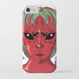Alien Girl iPhone Case