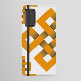 interlaced geometric pattern design  Android Wallet Case