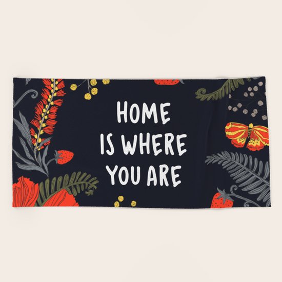 Home Beach Towel