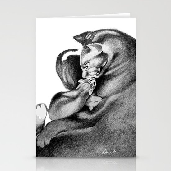 Mother Cat Stationery Cards