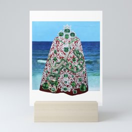Glamorous Christmas tree Mini Art Print