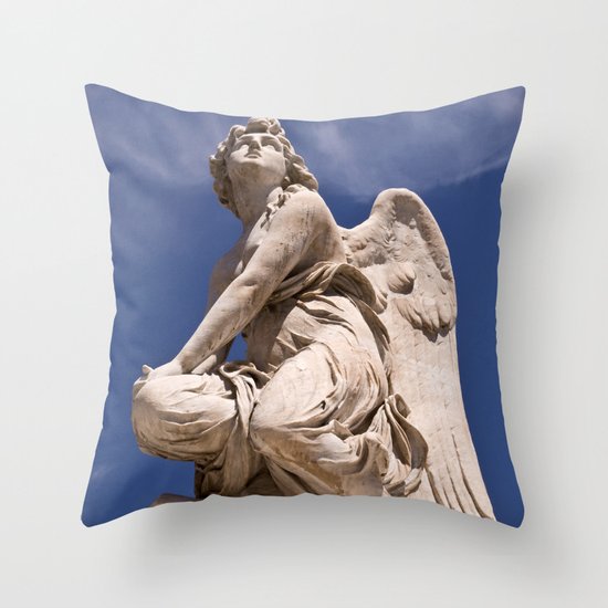 WHITE ANGEL - Sicily Throw Pillow