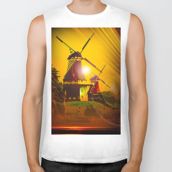 Greetsiel Zwillingsmühlen Biker Tank