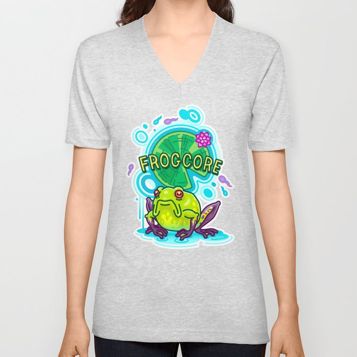 Frogcore V Neck T Shirt