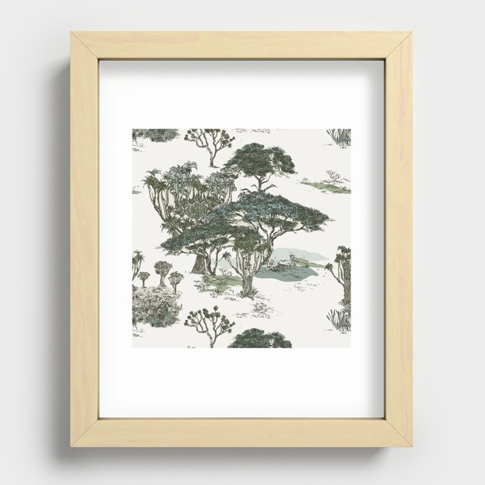 Trees Recessed Framed Print