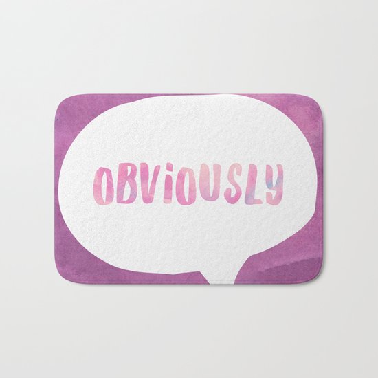 Obviously Bath Mat