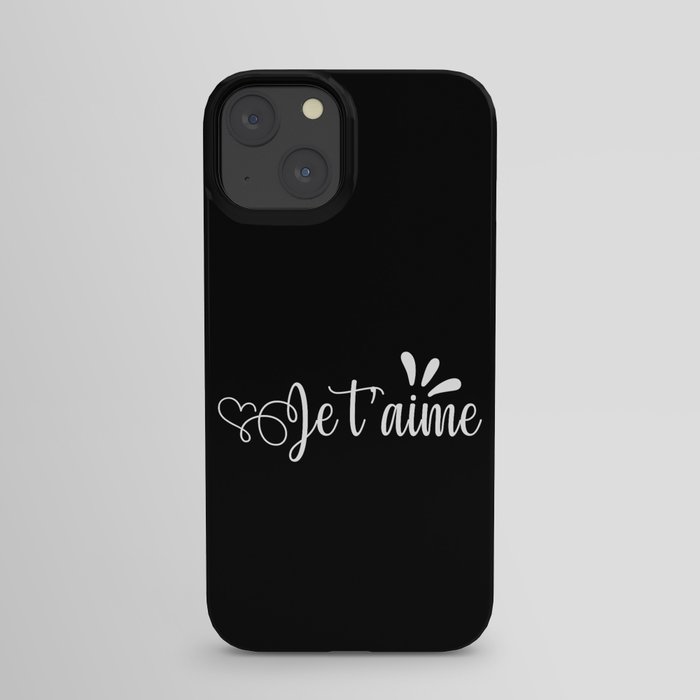 Je t'aime iPhone Case