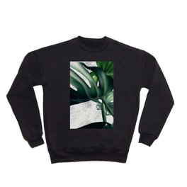 Monstera Leaves No. 2 Crewneck Sweatshirt