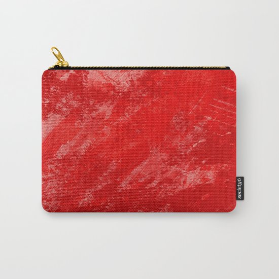 Love And Fury - Abstract painting in red Carry-All Pouch