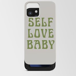 Self Love Baby Cream & Green iPhone Card Case