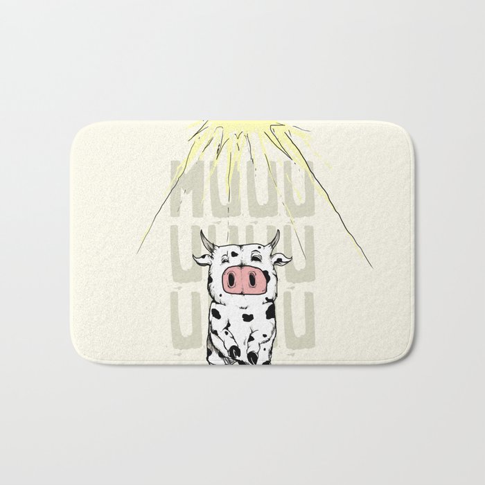 Abducted Cow Bath Mat