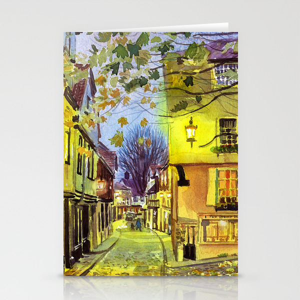 Elm Hill Norwich England Stationery Cards By Rorykentart Society6