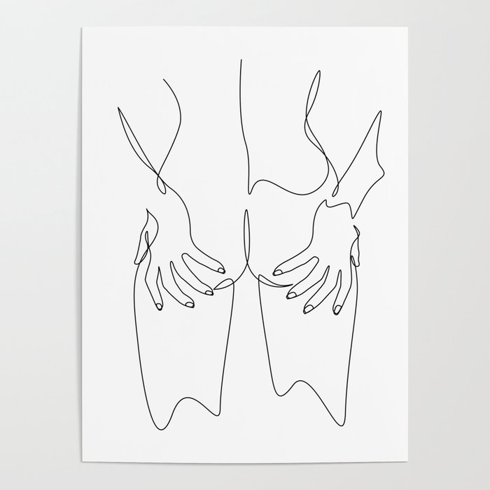 Hot girl nude line Poster