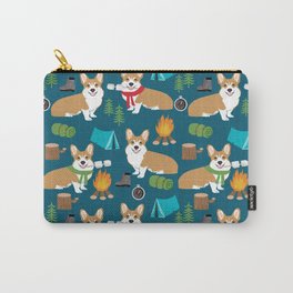 Corgi camping cute welsh corgis campfire outdoors scouts corgis must haves Carry-All Pouch