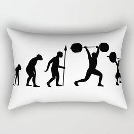Olympic Weightlifting Evolution Rectangular Pillow