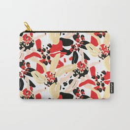 Mika Abstract Flora Carry-All Pouch