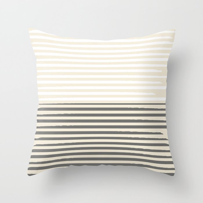 Brush Lines Pattern #society6 #decor #buyart Throw Pillow