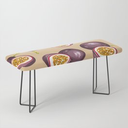 passion fruit pattern Bench