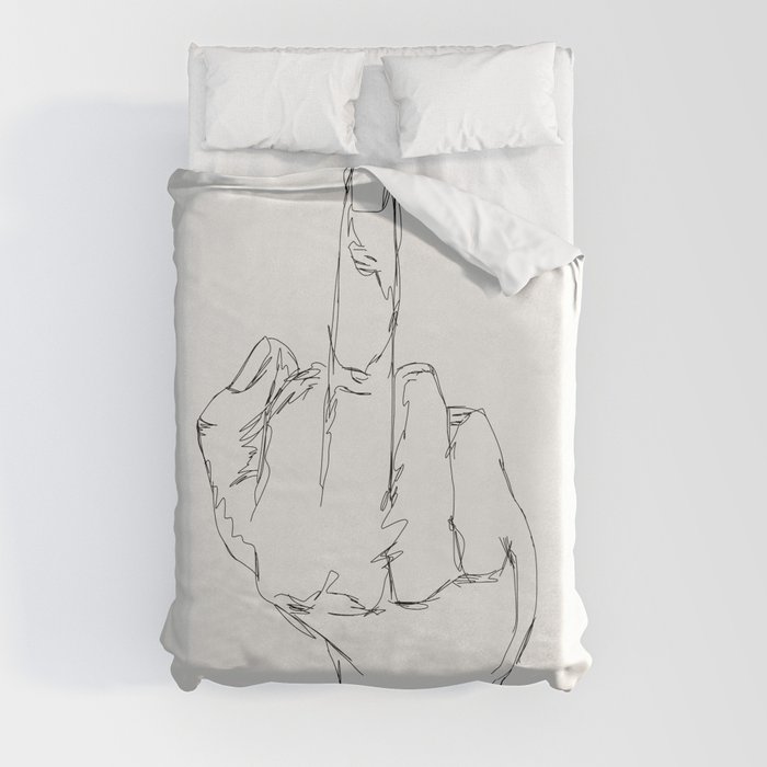 THINGS COLLECTION | MIDDLE FINGER Duvet Cover