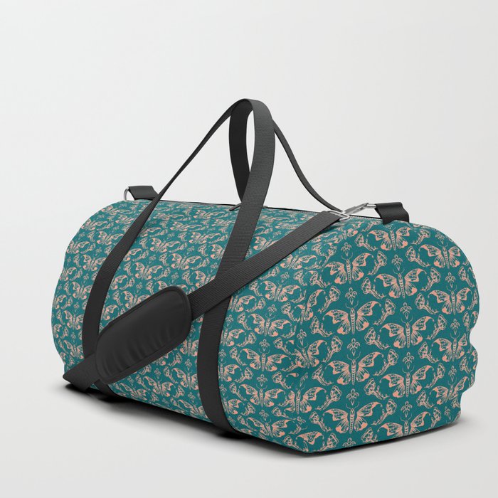 Butterfly Floral Duffle Bag