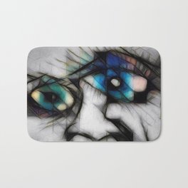 Pain within Bath Mat | Russo, Confused, Cry, Watercolor, Birthday, Ink, Facade, Tattoo, Blues, Picasso 