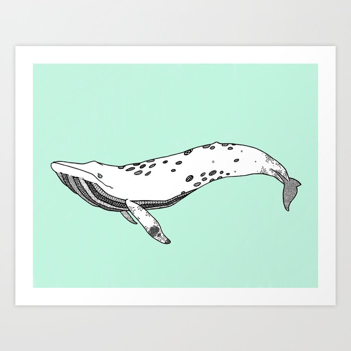 Whale of a Time Art Print