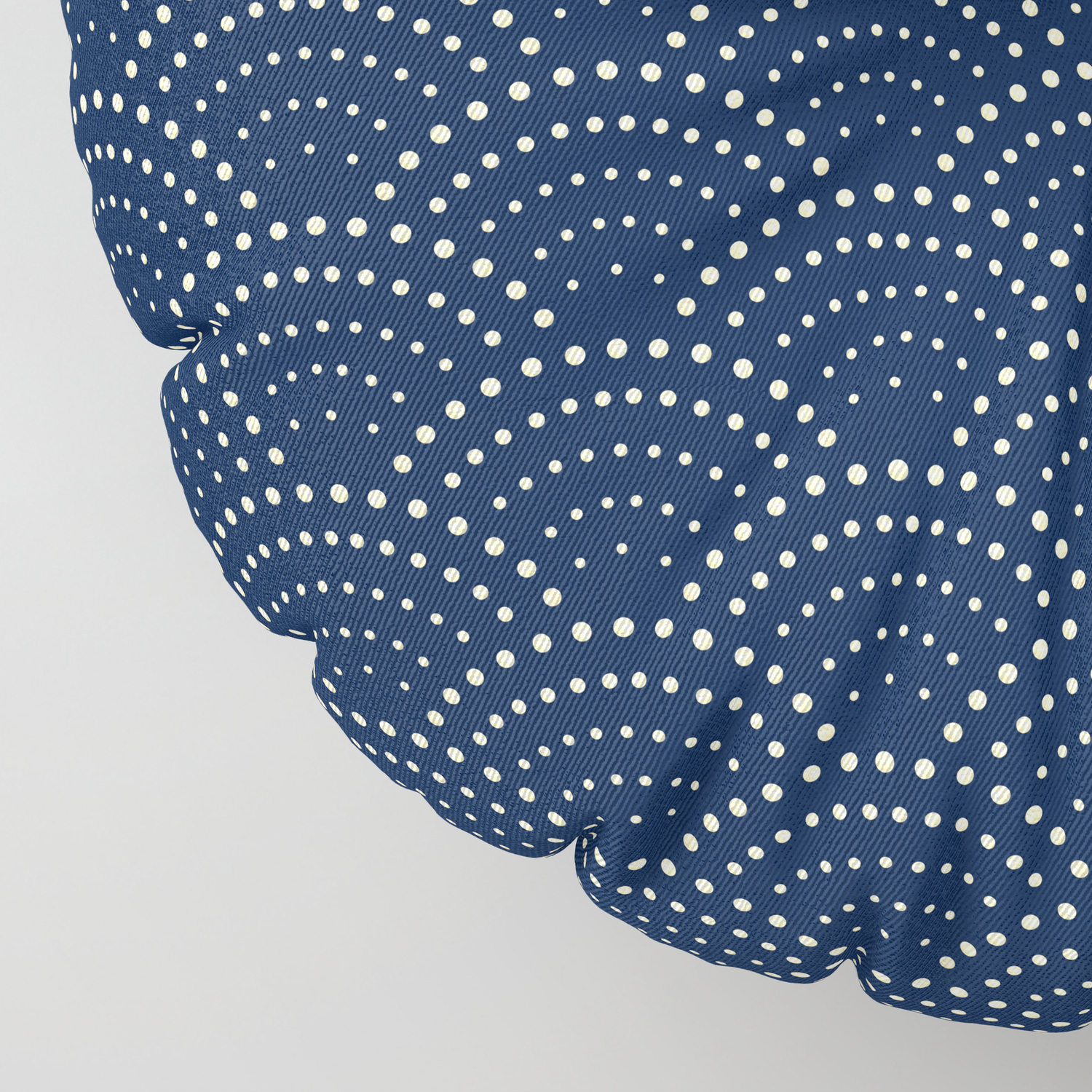 Society6 Japanese Blue Wave Seigaiha Indigo Super Moon Pattern by Surface Maximus on Rectangular Pillow 