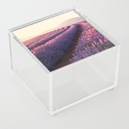 Lavendar Farm Acrylic Box