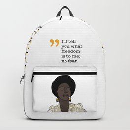 No fear / Nina Simone Backpack
