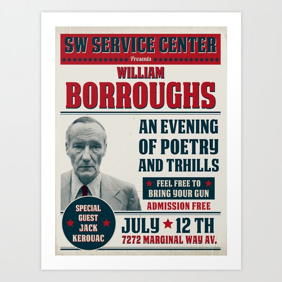 Borroughs Event Art Print