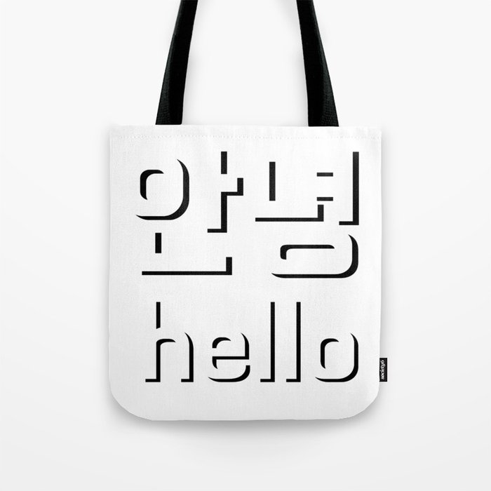 Annyeong Hello Korean Tote Bag