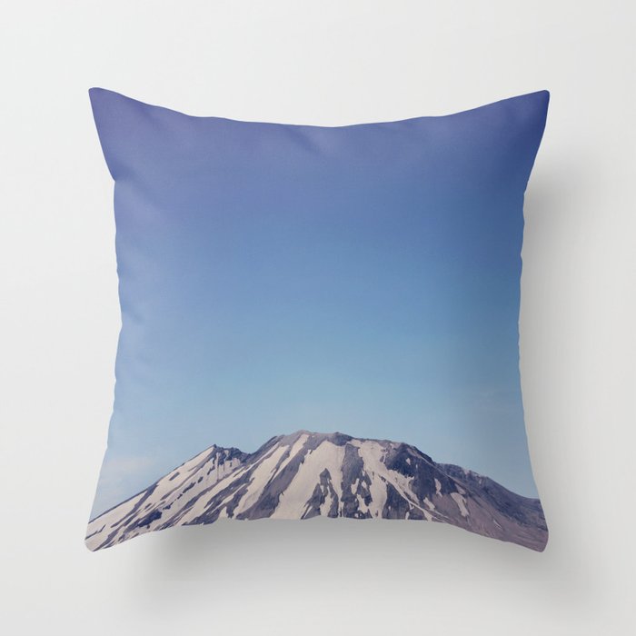 Mt. Rainier Throw Pillow