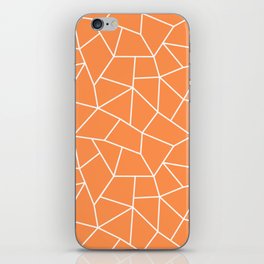 Mosaic Art Tile Orange iPhone Skin