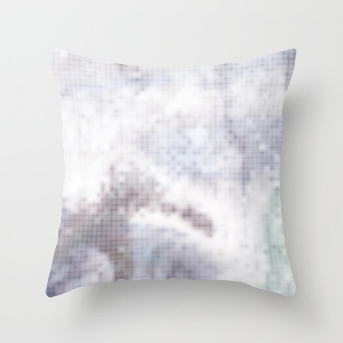 An abstract beautiful disco background (texture) with sequins. Throw Pillow