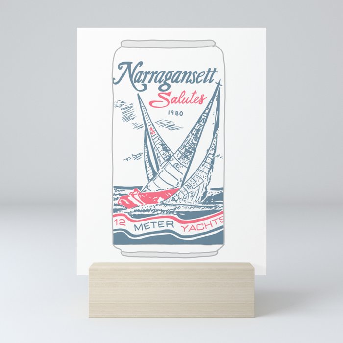 narragansett salutes Mini Art Print