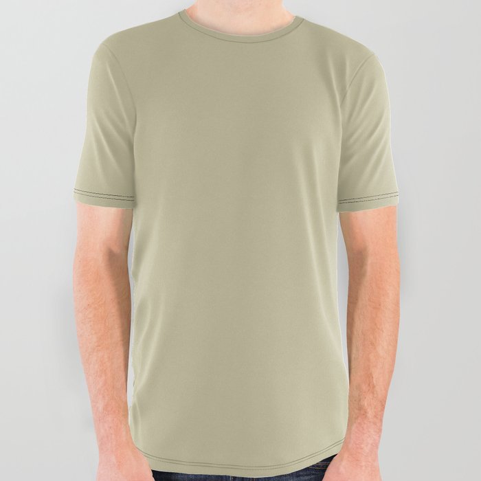 Earthy Matcha All Over Graphic Tee