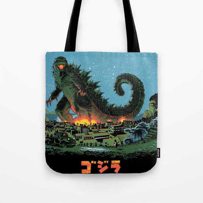 Godzilla - Blue Edition Tote Bag